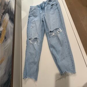 American Eagle Outfitters Light Blue High Rise Jeans